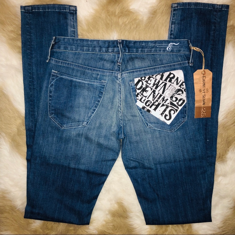 Earnest Sewn Jeans “Cigarette Leg” Size 25